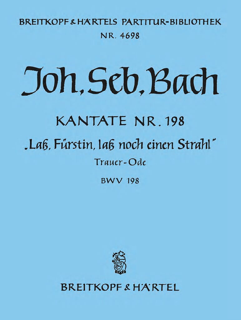 Lass, Fürstin, lass noch einen Strahl (PA)
